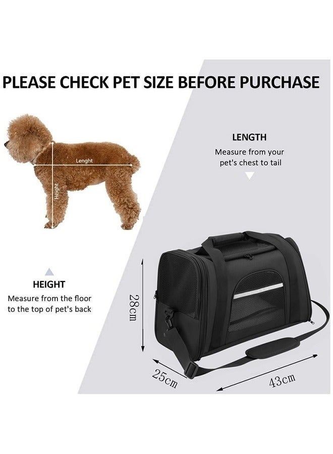 WALALLA Upgraded Version Of The Portable Pet Bag Is Light And Breathable Black - Image 2